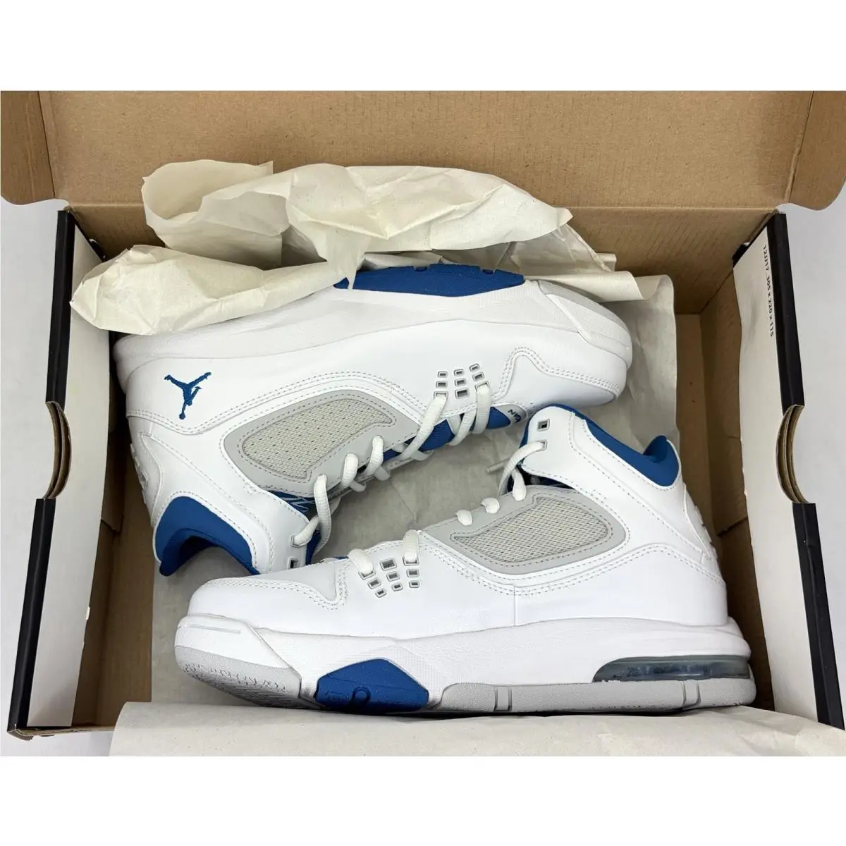 Nike shoes - Jordan Flight 23 RST (GS) - 512235 105 - White/Military Blue-Neutral Grey (UPC: 685068083099) 8