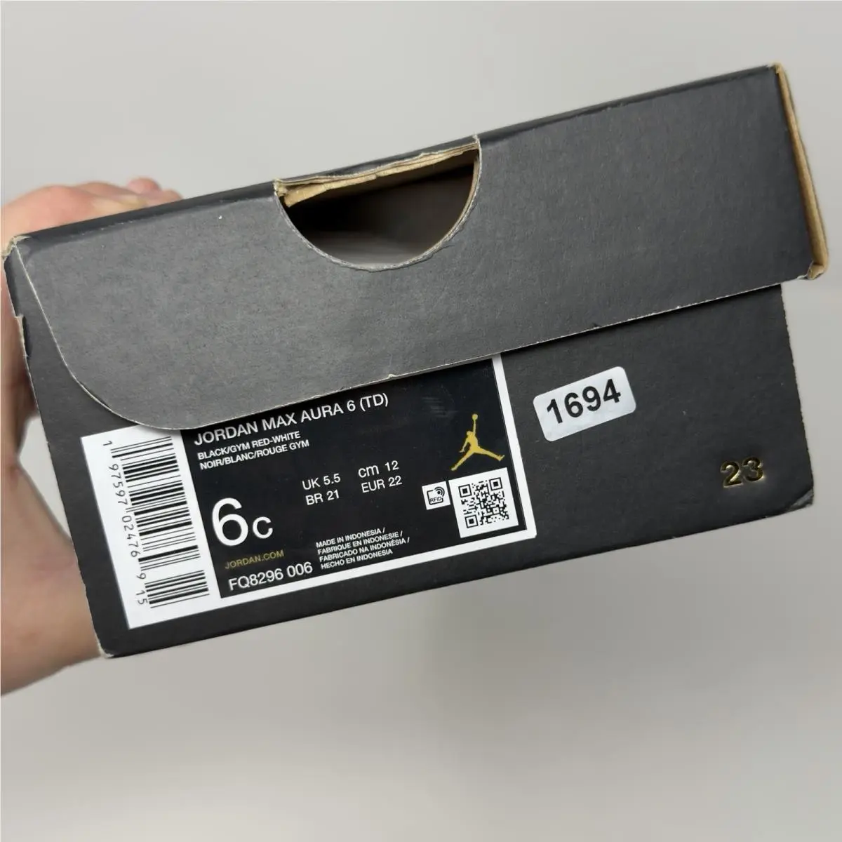 Nike shoes - Jordan Max Aura 6 - Max Aura - FQ8296 FQ8296-006 - Black/Red/White (UPC: 0197597024769) 20