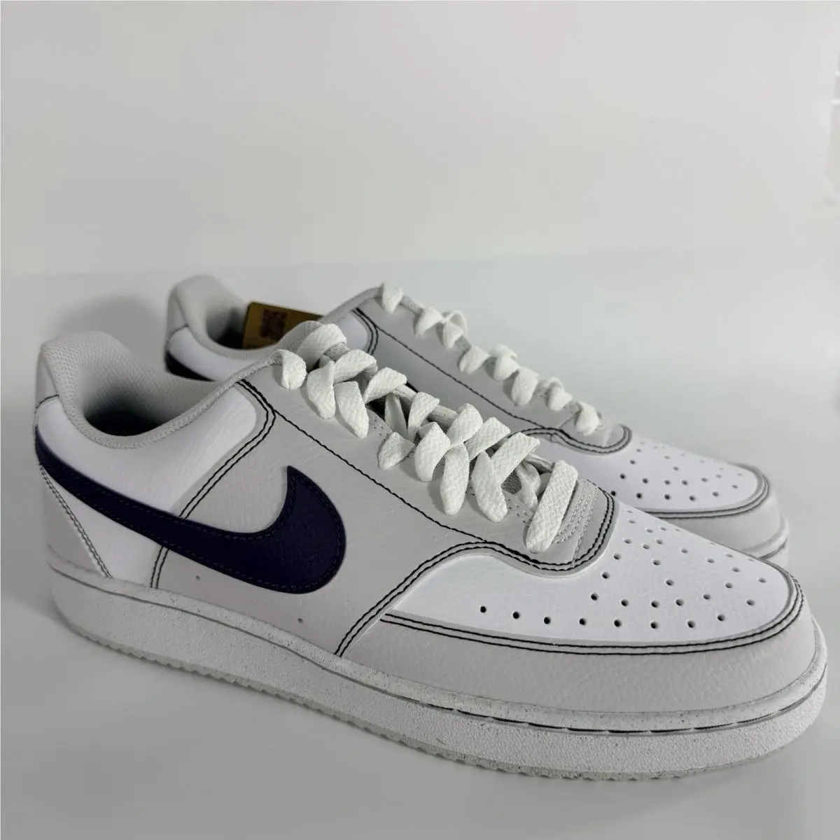 Court Vision LO NN Vast Grey IO9552 001 Womens Size 10 Casual Sneakers by Nike