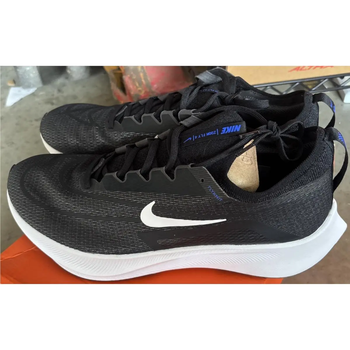 Nike shoes - Nike Zoom Fly 4 - Zoom Fly - CT2392-001 - Black 0