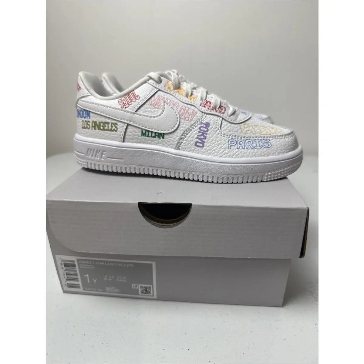 Nike shoes - Nike Force 1 - Force - IO9733 100 - White/White (UPC: 0198729719744) 0