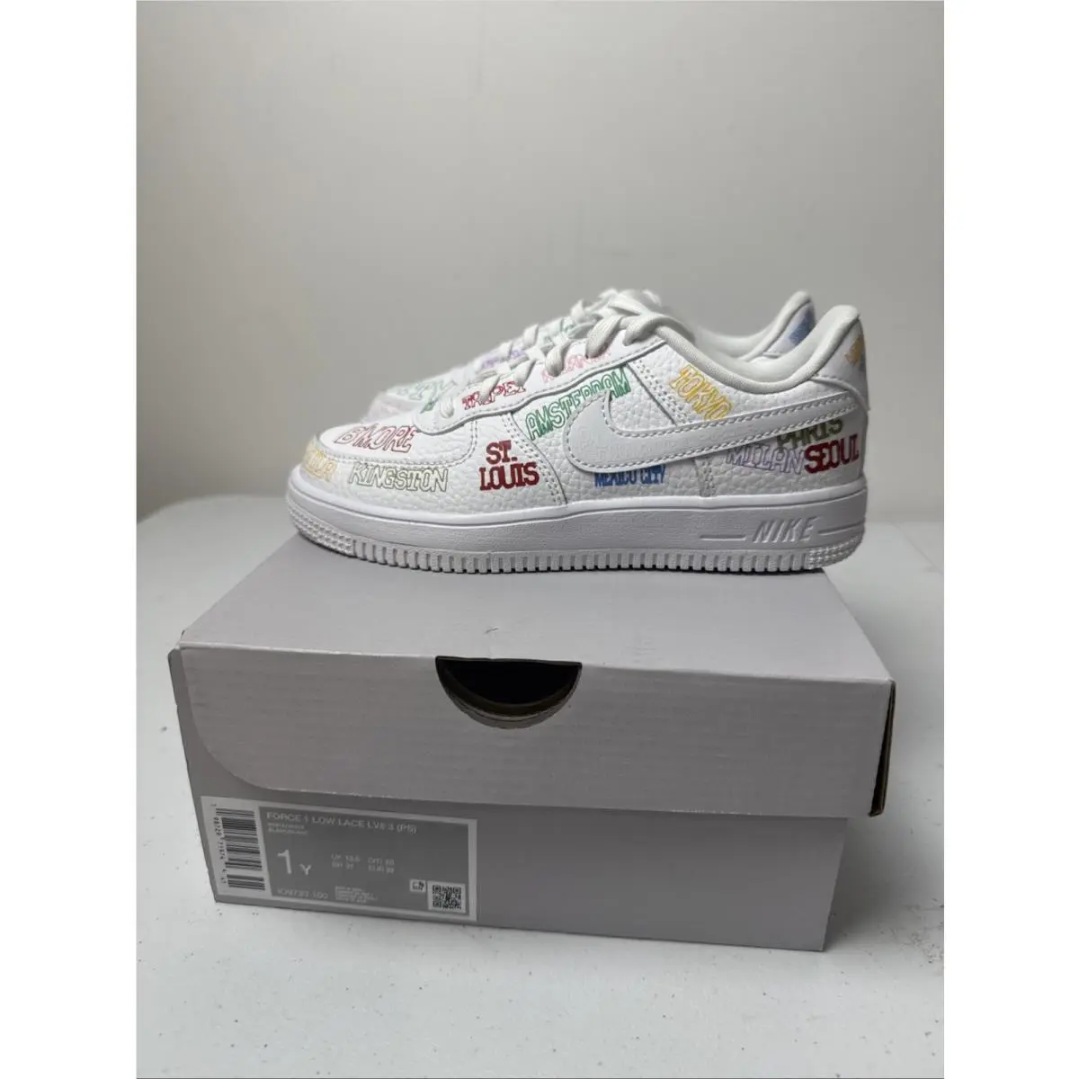 Nike shoes - Nike Force 1 - Force - IO9733 100 - White/White (UPC: 0198729719744) 1
