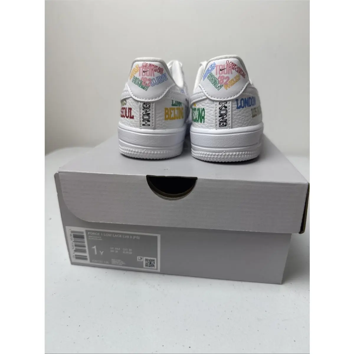 Nike shoes - Nike Force 1 - Force - IO9733 100 - White/White (UPC: 0198729719744) 5