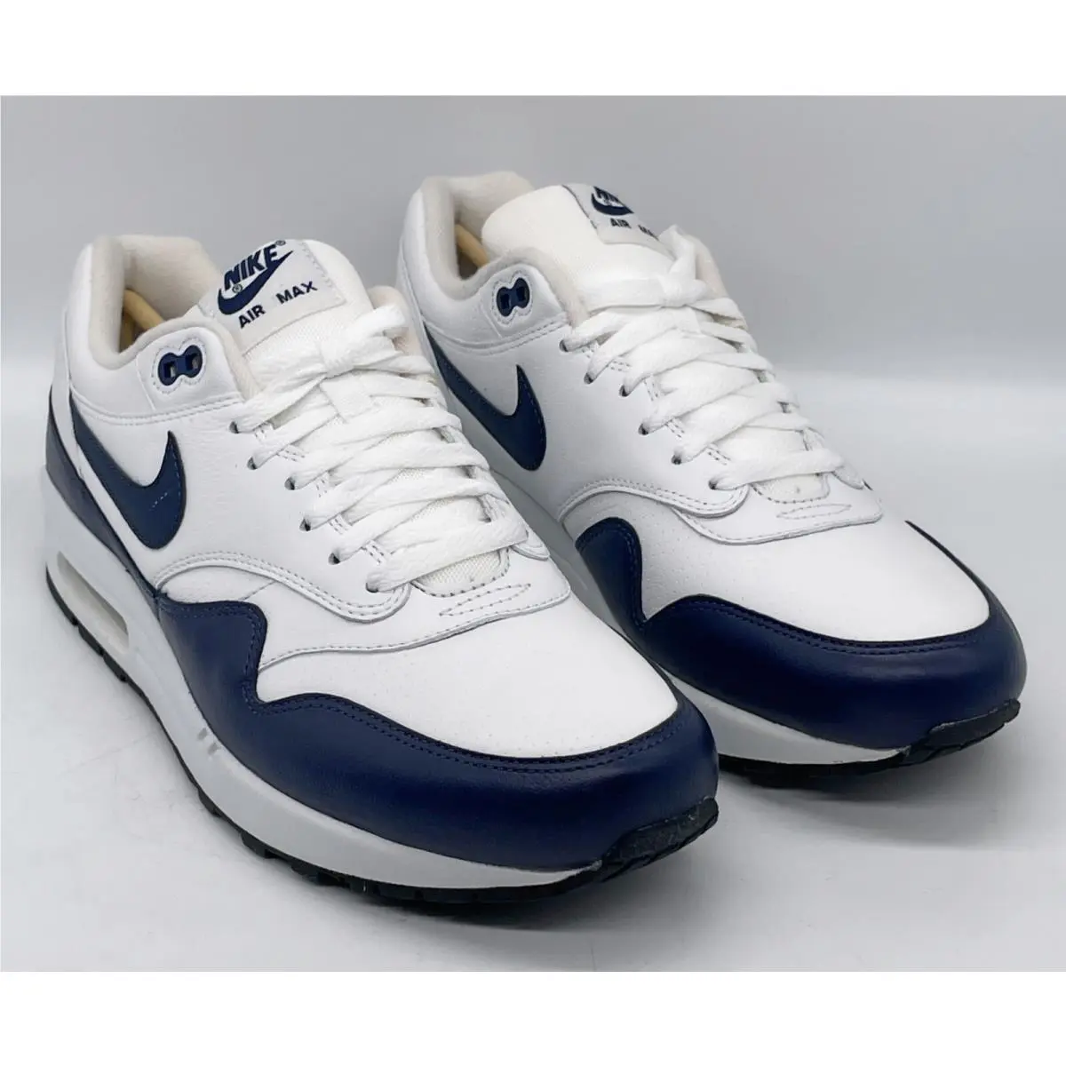 Nike shoes - Air Max 1 LTR - Air Max LTR - 654466-101 - White Navy Blue 0