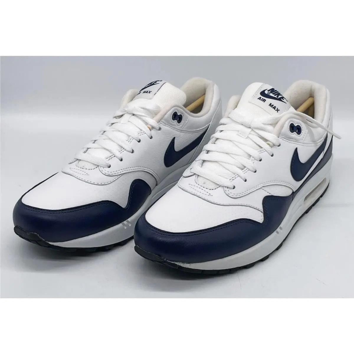 Nike shoes - Air Max 1 LTR - Air Max LTR - 654466-101 - White Navy Blue 2