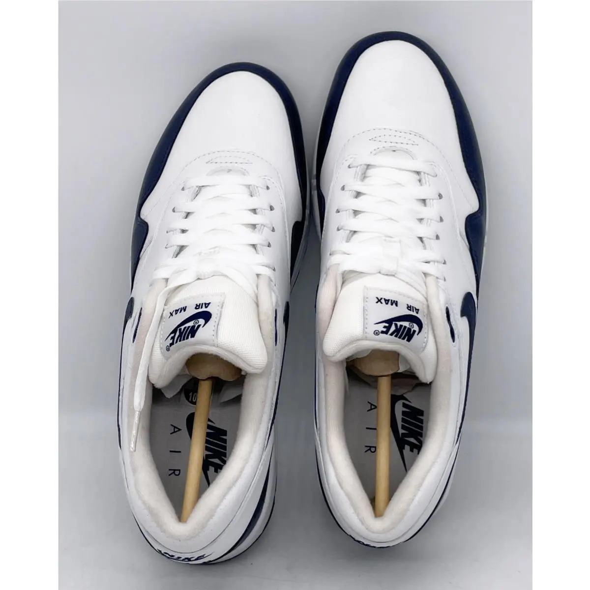 Nike shoes - Air Max 1 LTR - Air Max LTR - 654466-101 - White Navy Blue 5