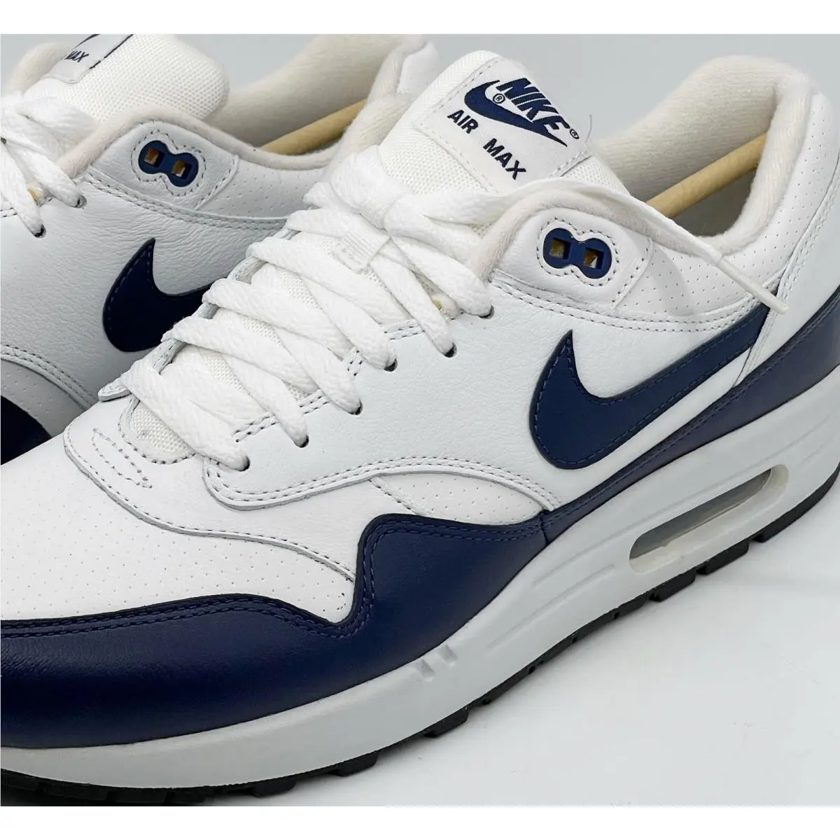 Nike shoes - Air Max 1 LTR - Air Max LTR - 654466-101 - White Navy Blue 3