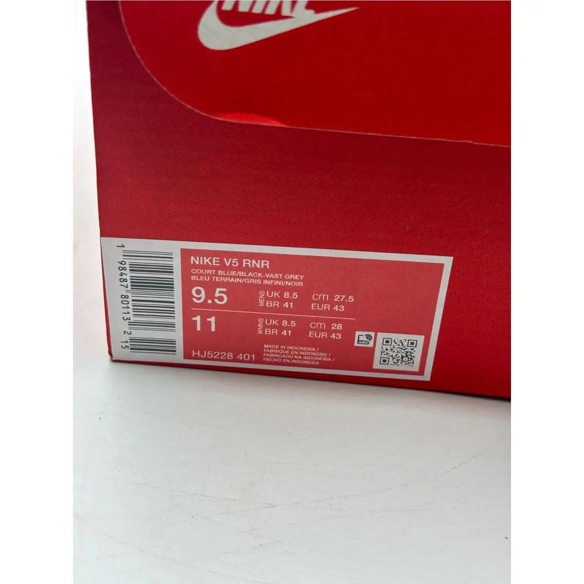 Nike shoes - Nike V5 RNR HJ5228-401 - RNR - Blue 0
