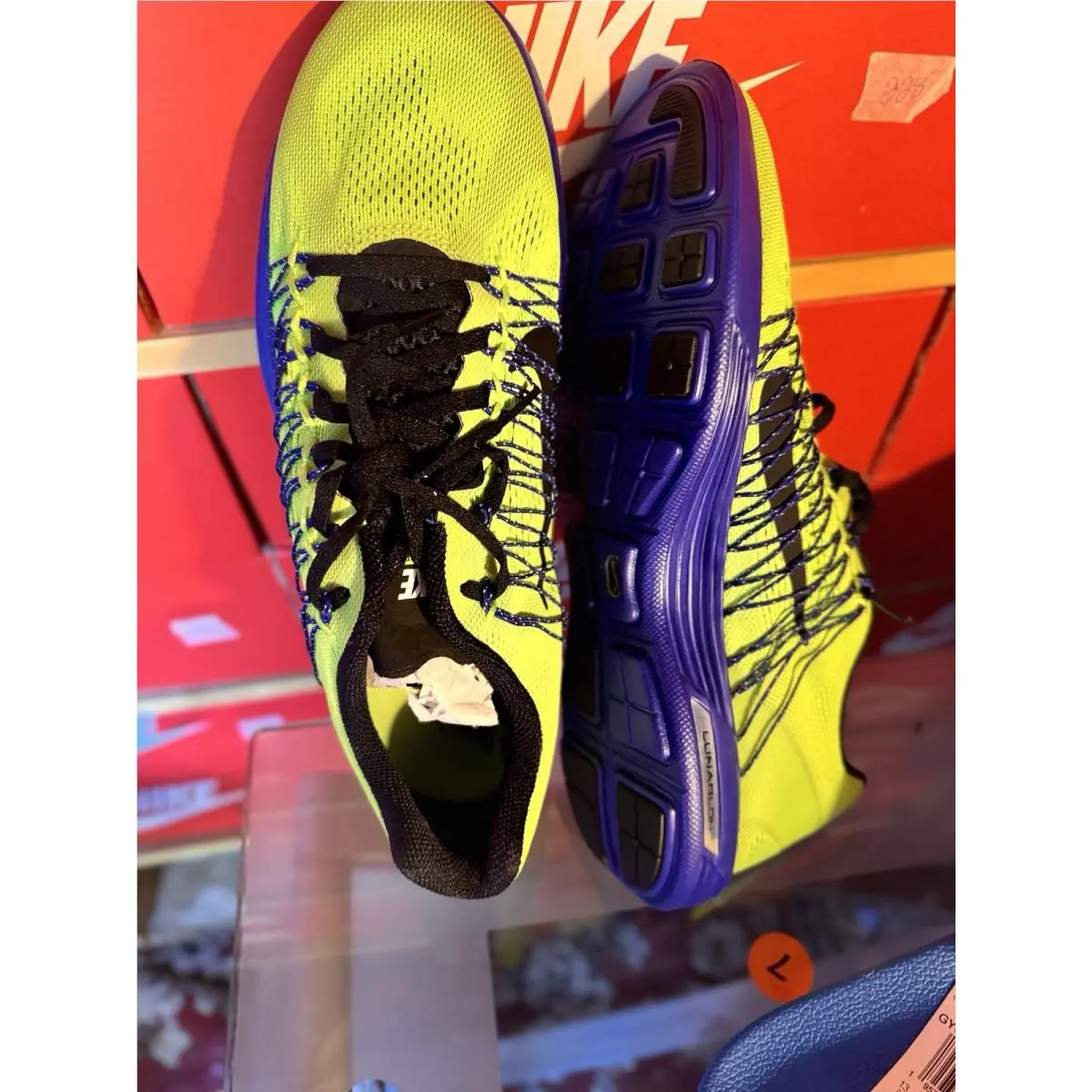 Nike shoes - Nike LunarGlide+ - Green 0