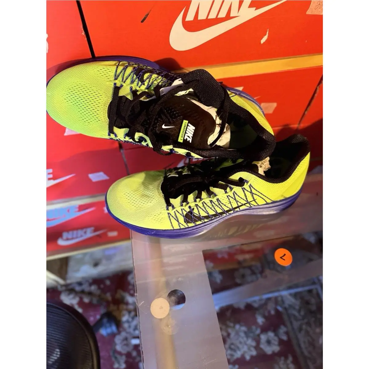 Nike shoes - Nike LunarGlide+ - Green 2