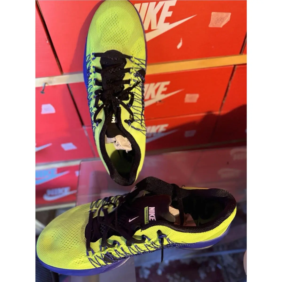 Nike shoes - Nike LunarGlide+ - Green 3