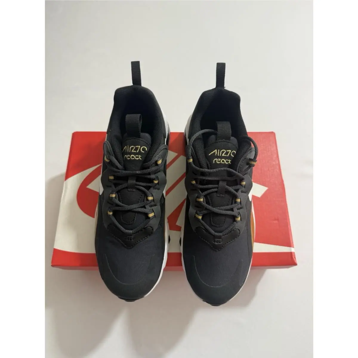 Nike shoes - Nike Air Max 270 React - Black (UPC: 0193152374232) 0