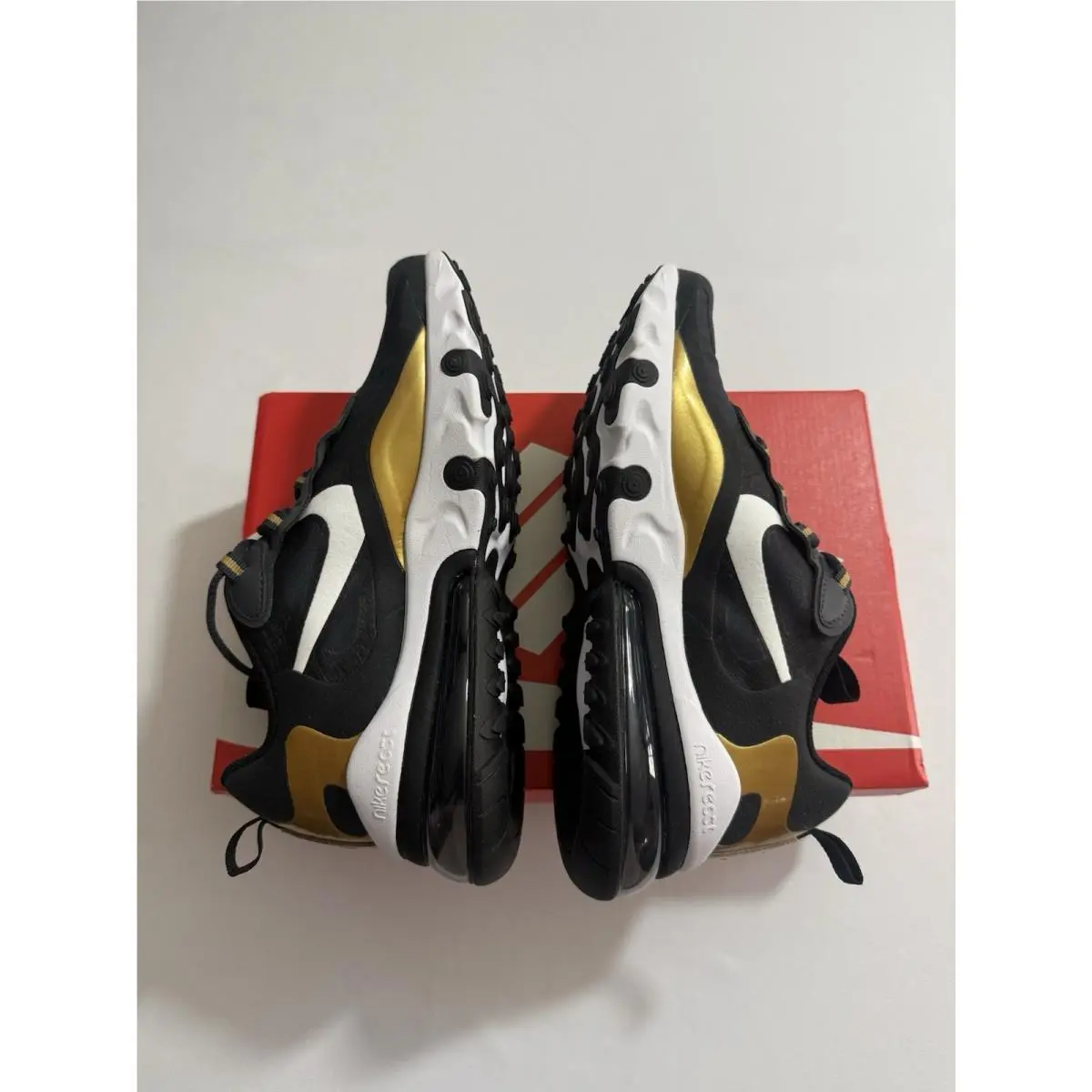 Nike shoes - Nike Air Max 270 React - Black (UPC: 0193152374232) 4