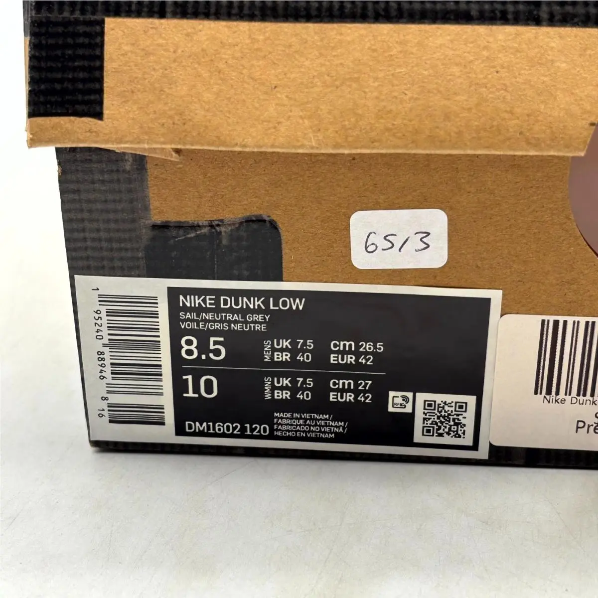 Nike shoes - Nike Dunk Low DM1602-120 - Dunk Low - DJ0950-105 - Gray (UPC: 195240889468) 7