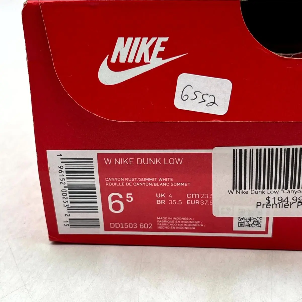 Nike shoes - Nike Dunk Low Retro DD1503-602 - DD1503-602 - Canyon Rust Blue (UPC: 196152002532) 7