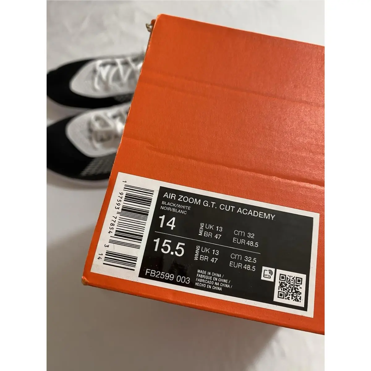 Nike shoes - Nike Air Zoom GT Cut - FB2599 003 - White (UPC: 0197593778543) 8