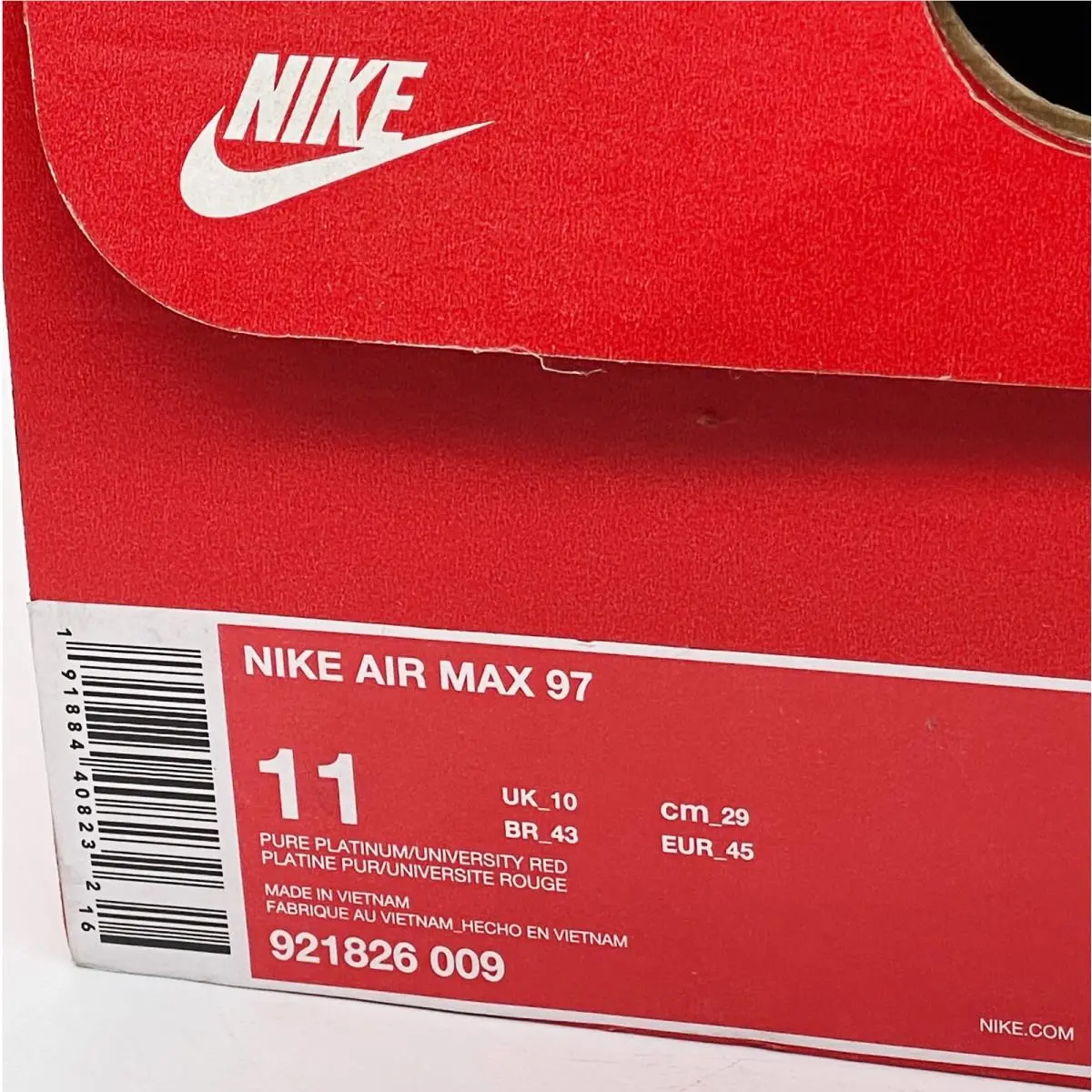 Nike shoes - Air Max 97 - Air Max - 921826-009 - Red White 12