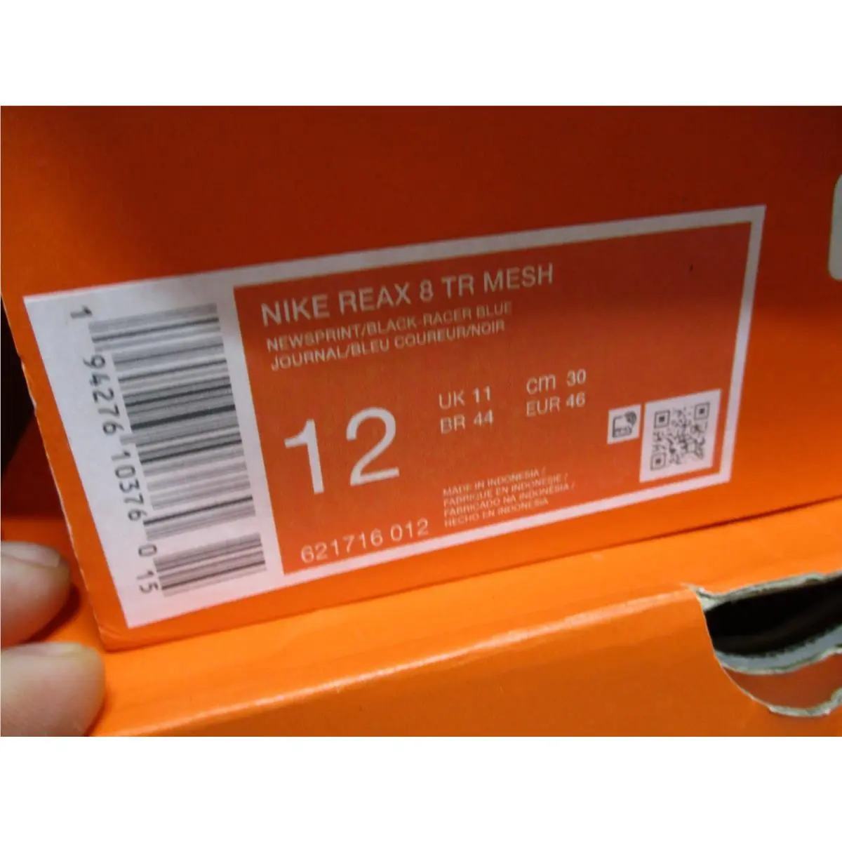 Nike shoes - Nike Reax 8 TR Mesh - Black 8