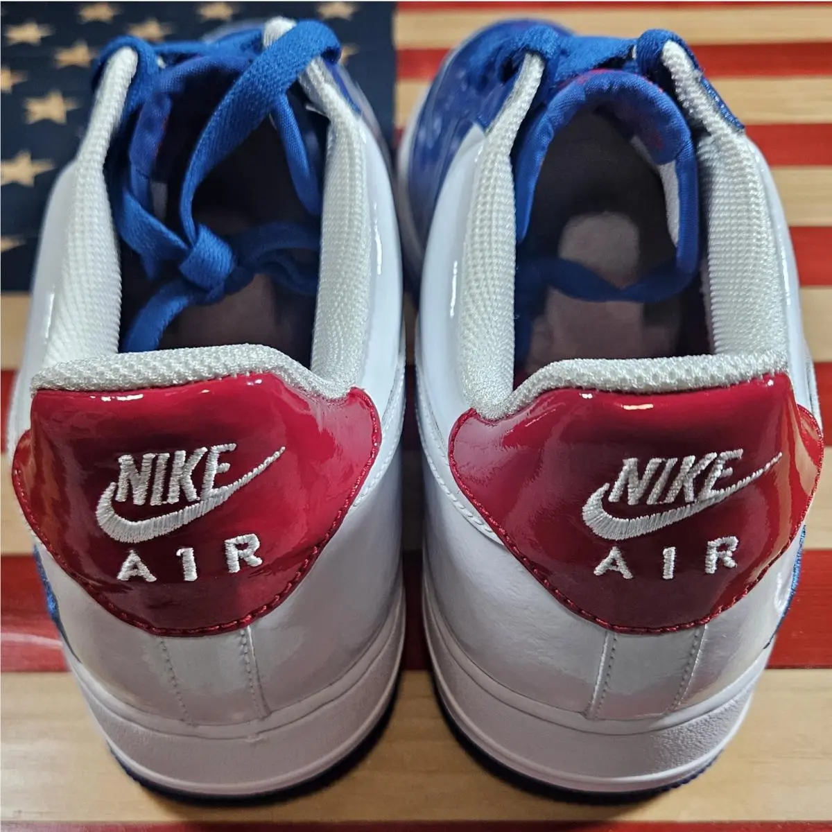 Nike shoes - Nike Air Force 1 - Air Force - 306347-411 - Blue, way: Blue-Jay/White/Varsity-Red 11
