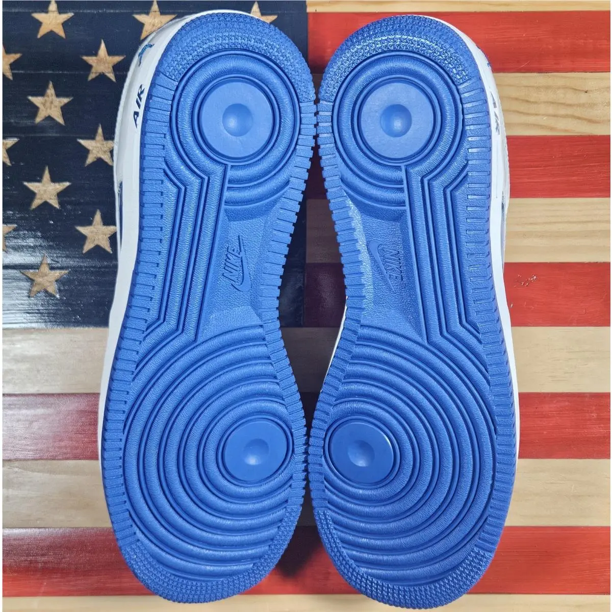 Nike shoes - Nike Air Force 1 - Air Force - 306347-411 - Blue, way: Blue-Jay/White/Varsity-Red 12