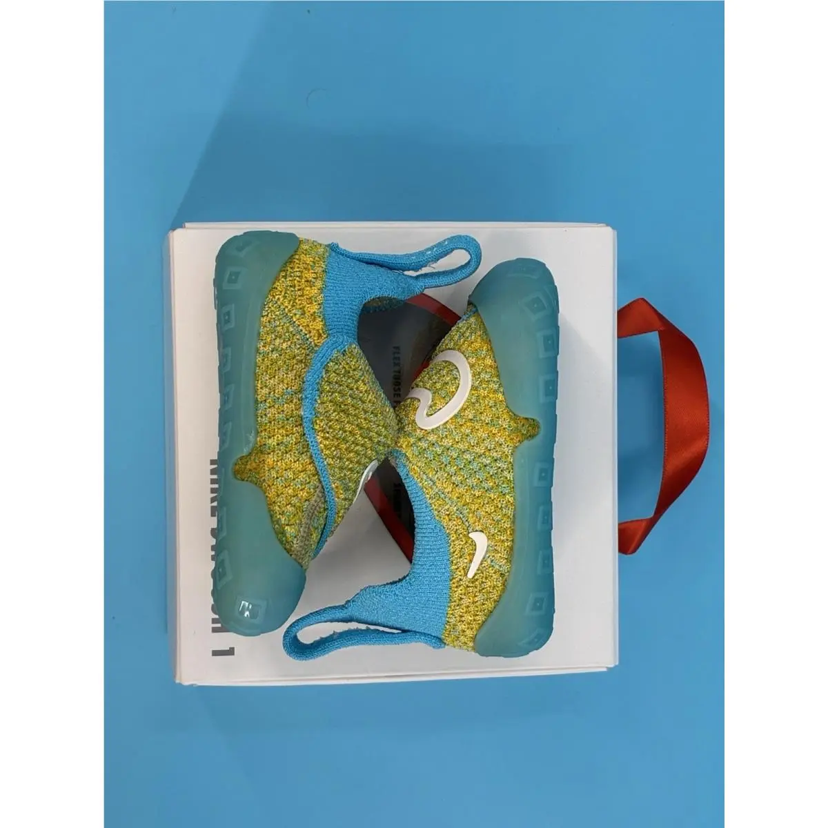 Swoosh 1 TD Baby Shoes Size 3C Team Gold Baltic Blue FB3244-700 by Nike