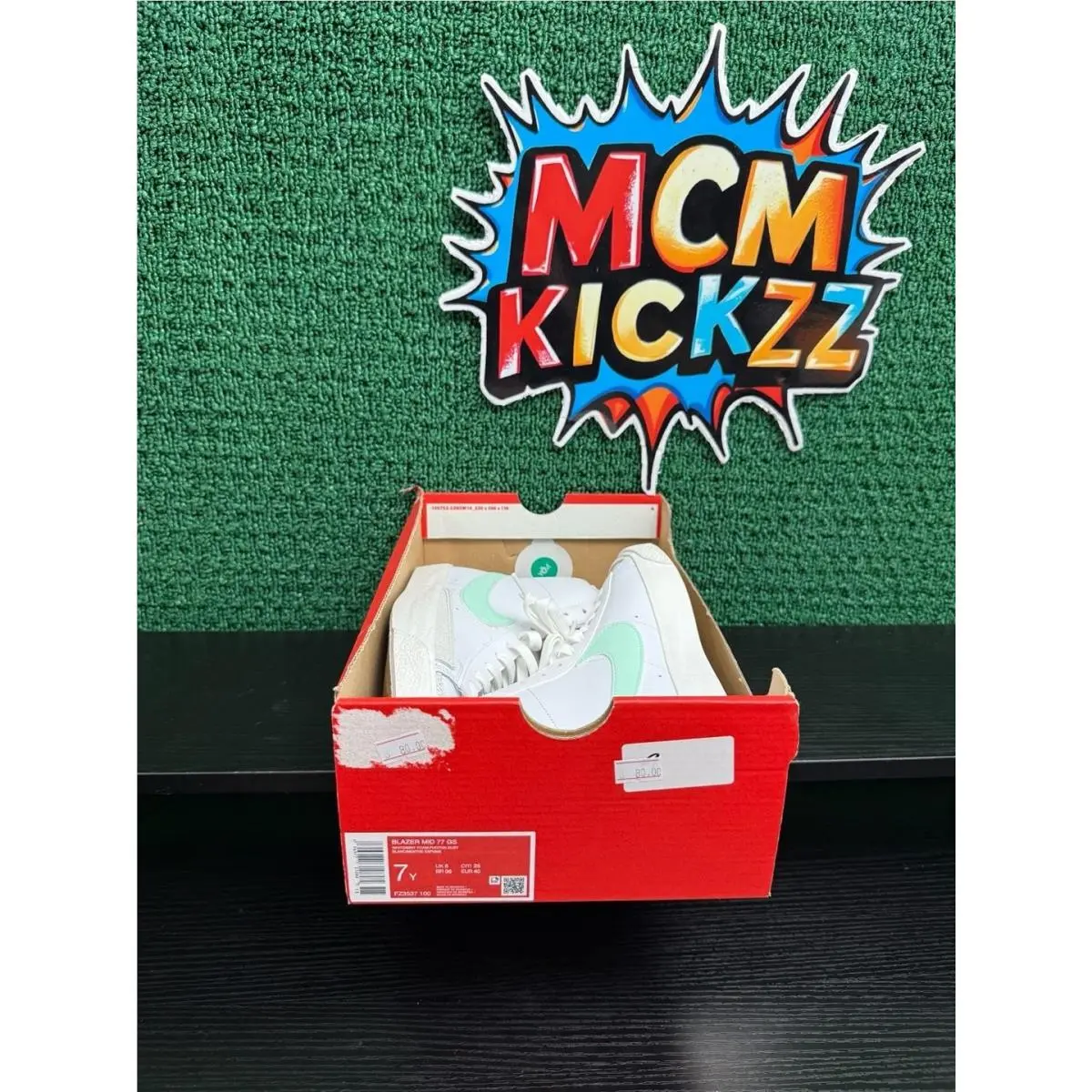 Nike shoes - Nike Blazer Mid 77 GS - FZ3537 100 - White 5