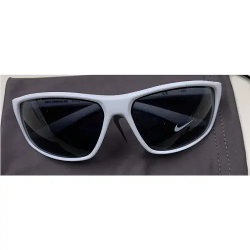 Polarized Sunglasses Adrenaline EV1112 107 Matte White Unisex 66-15-135 mm by Nike