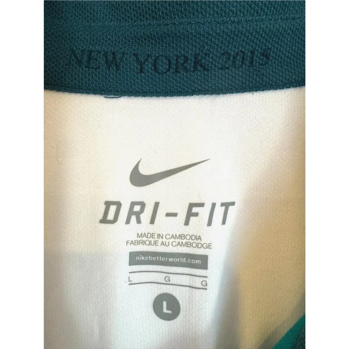 Nike clothing - Nike Men`s Advantage Premier RF Striped Polo - Radiant Emerald w/White (UPC: 885179434821) 3