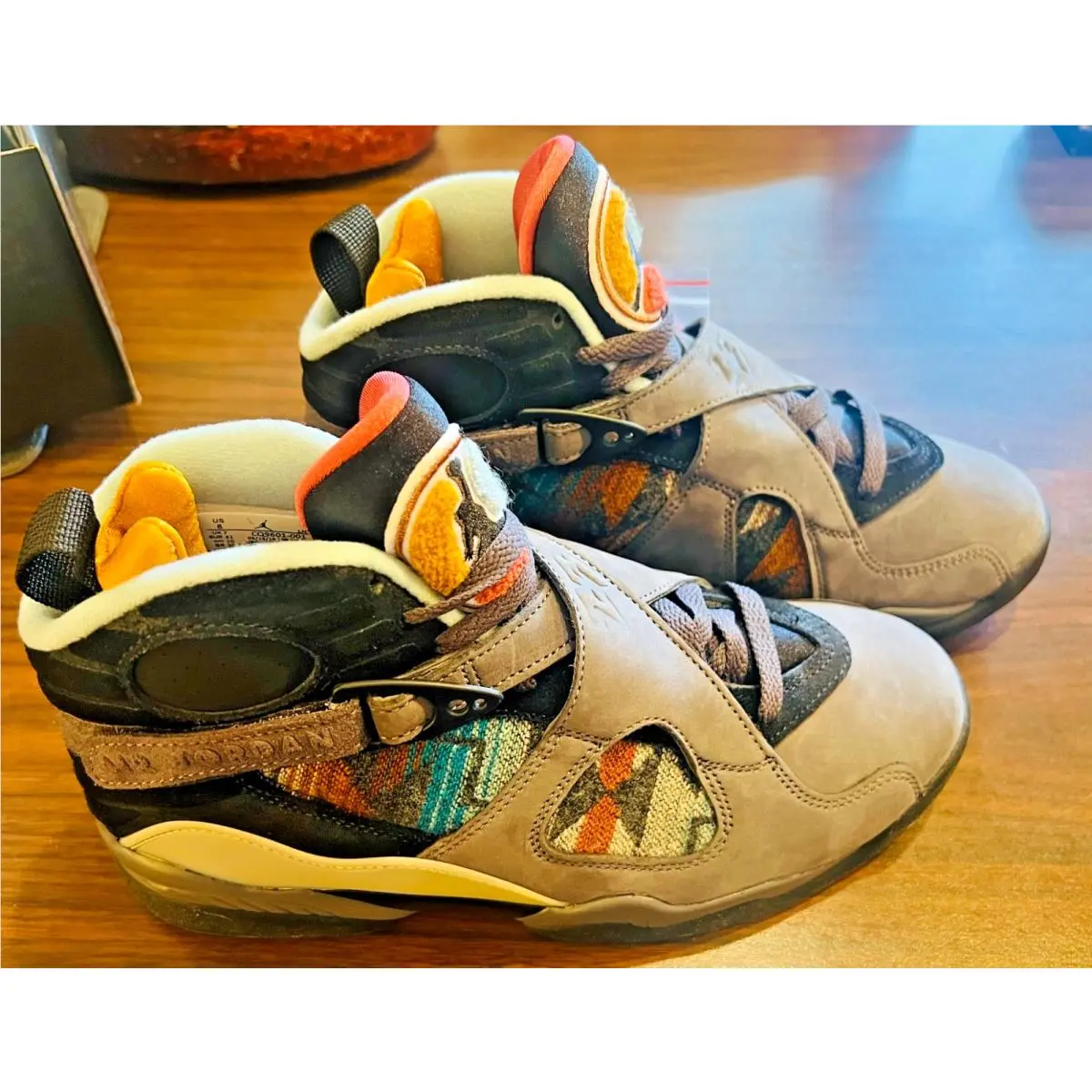 Air Jordan 8 Retro SP N7 Pendleton 2019 CQ9601-001 Men`s Size 8 by Nike