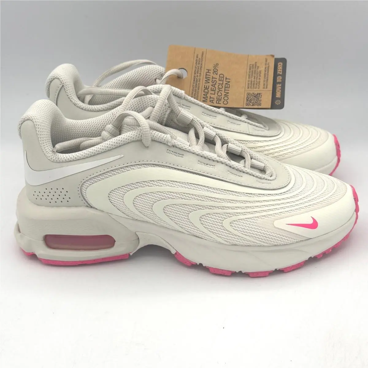 Air Max Fire Women Phantom Hyper Pink Light Bone Size 7 IF2620-002 by Nike