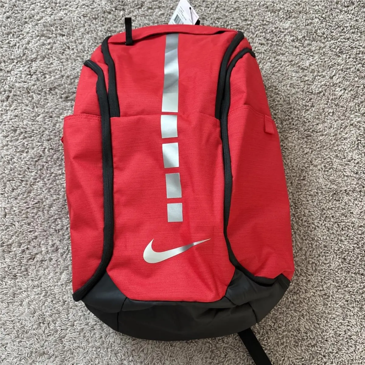 Hoops Elite Pro Backpack Game Red Black Silver Basketball BA5554-657 38L by Nike