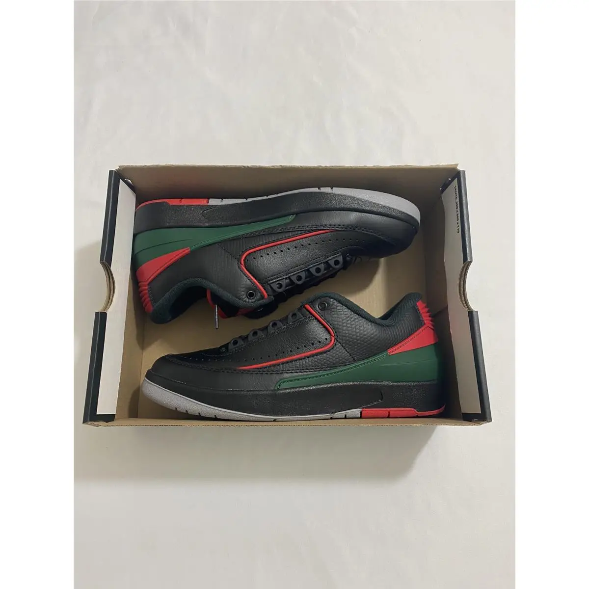 Youth Size 6Y Black Air Jordan 2 Retro Low GS Basketball Shoes FJ6869 006 by Nike