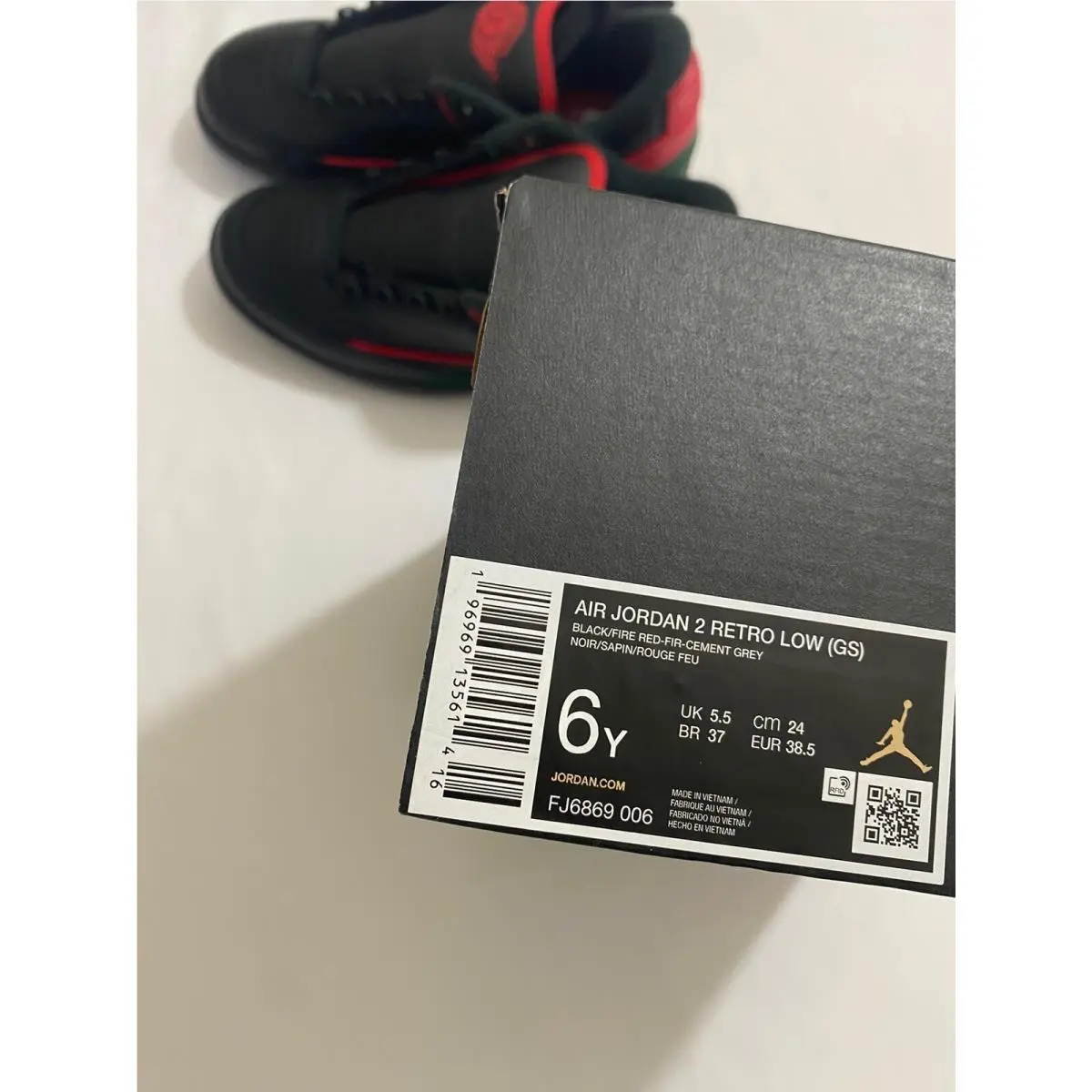 Nike shoes - Air Jordan 2 - Air - Black (UPC: 0196969135614) 8