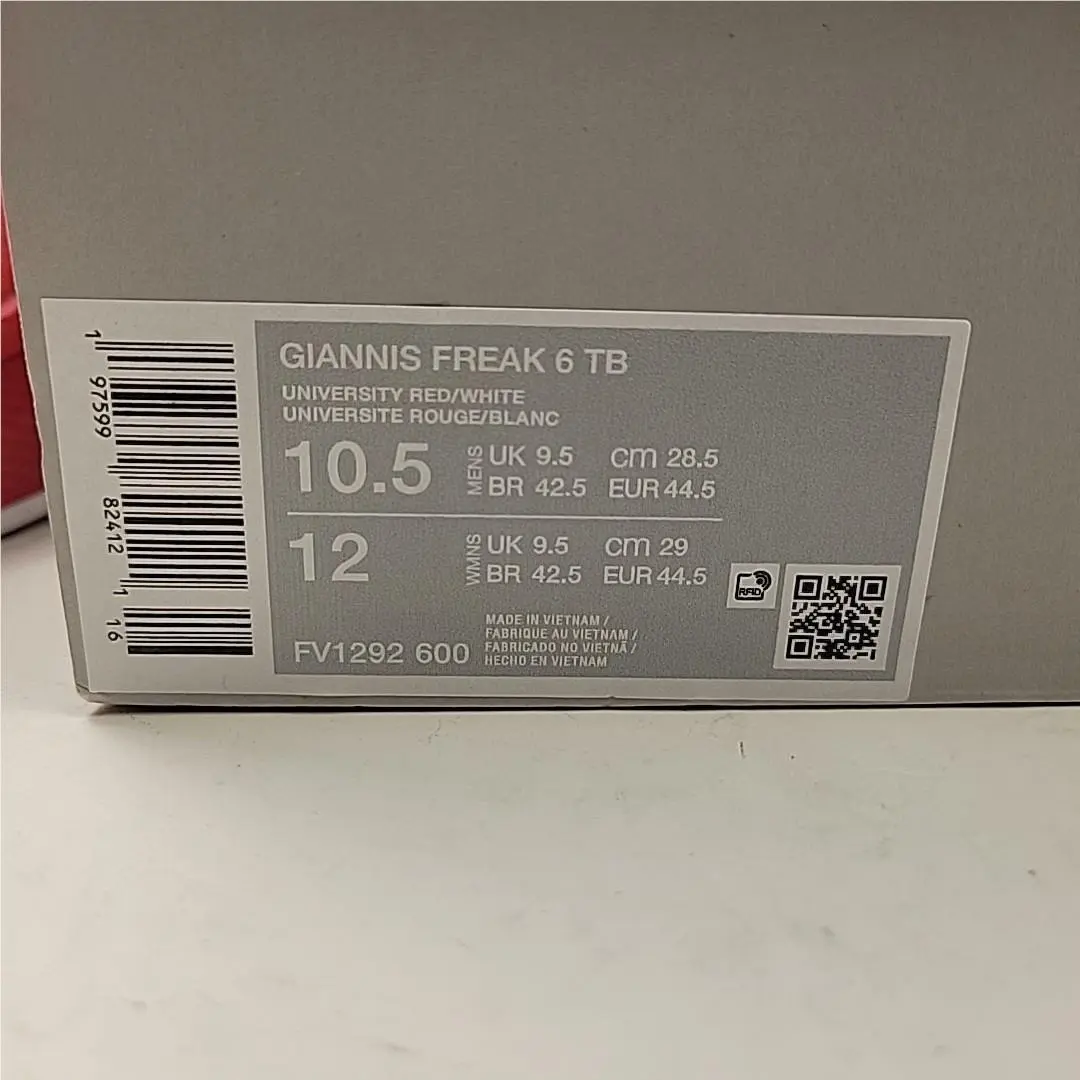 Nike shoes - Nike Giannis Freak - Giannis Freak - FV1292-006 - Red (UPC: 197599824121) 7