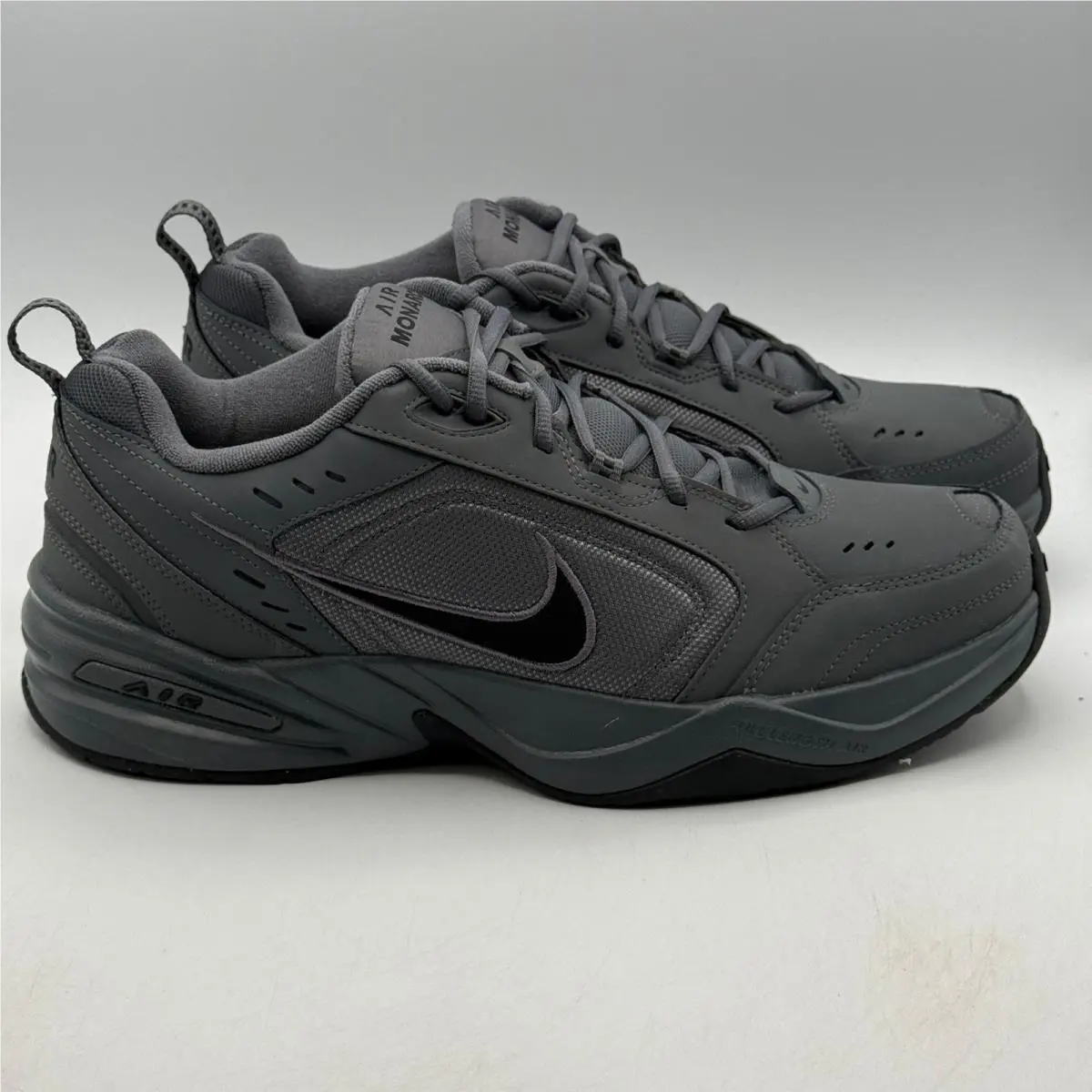 Air Monarch IV Shoes Mens Size 14 Dark Grey Black Training 415445-020 by Nike