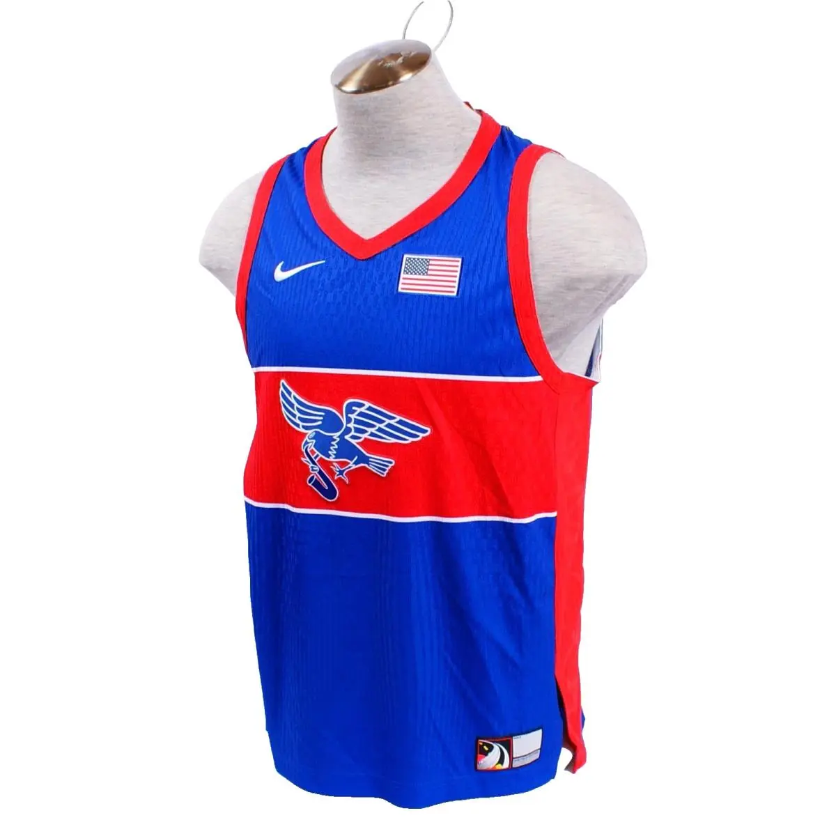 Nike clothing - Paris 2024 Olympic Skateboard Team Jersey - Blue & Red (UPC: 197593707482) 0