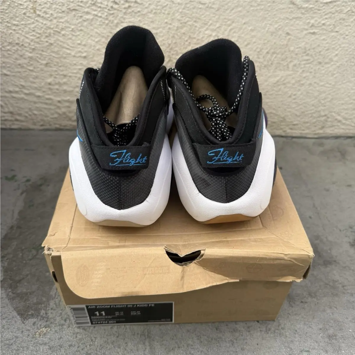 Nike shoes - AIR ZOOM FLIGHT 95 - AIR ZOOM FLIGHT - 574724-001 - Black (UPC: 0887224735938) 2