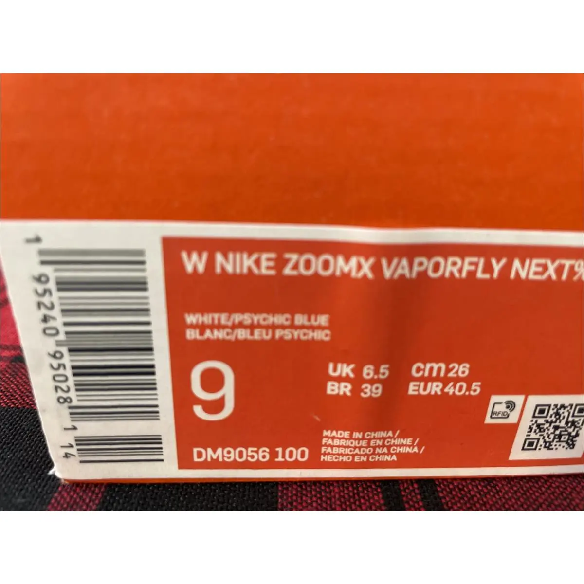Nike shoes - Nike ZoomX Vaporfly Next - ZoomX Vaporfly Next - DM9056-100 - White/Psychic Blue 10