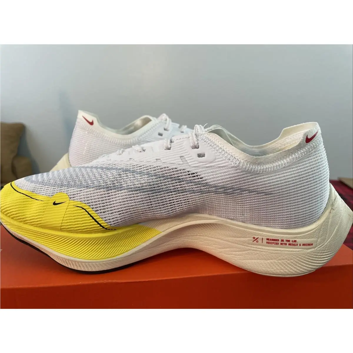 Nike shoes - Nike ZoomX Vaporfly Next - ZoomX Vaporfly Next - DM9056-100 - White/Psychic Blue 0