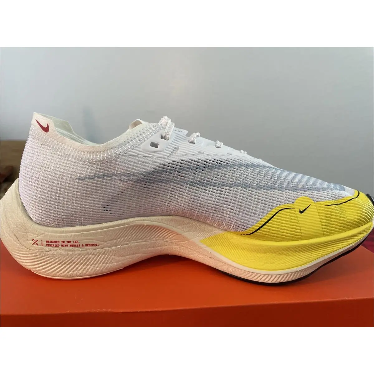Nike shoes - Nike ZoomX Vaporfly Next - ZoomX Vaporfly Next - DM9056-100 - White/Psychic Blue 1