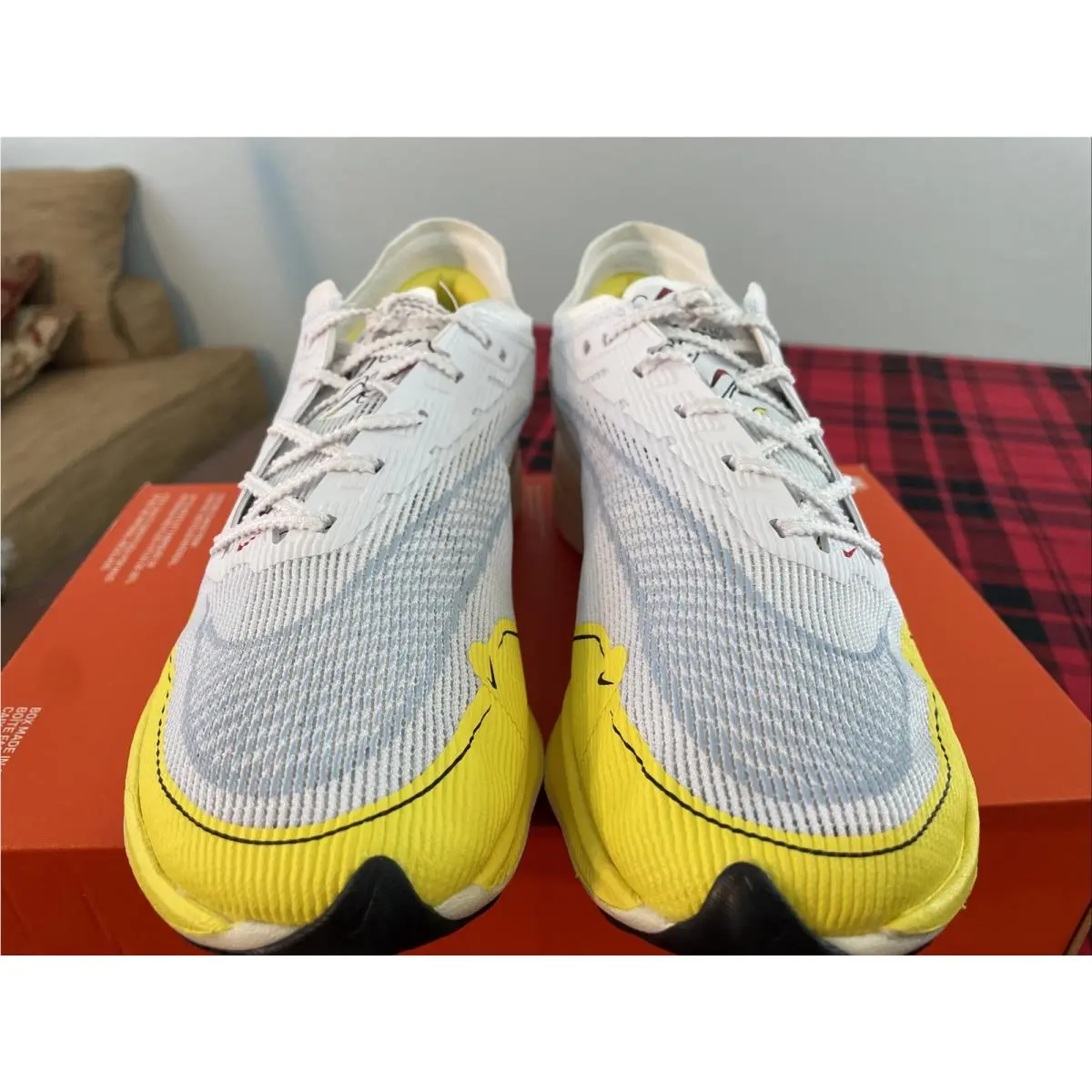 Nike shoes - Nike ZoomX Vaporfly Next - ZoomX Vaporfly Next - DM9056-100 - White/Psychic Blue 3