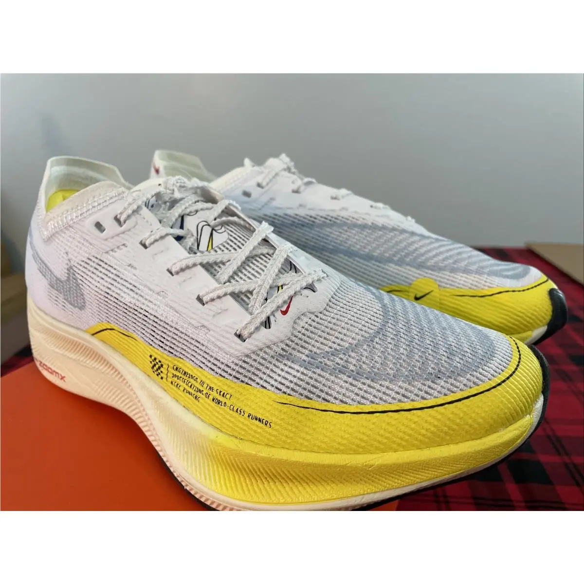 Nike shoes - Nike ZoomX Vaporfly Next - ZoomX Vaporfly Next - DM9056-100 - White/Psychic Blue 4