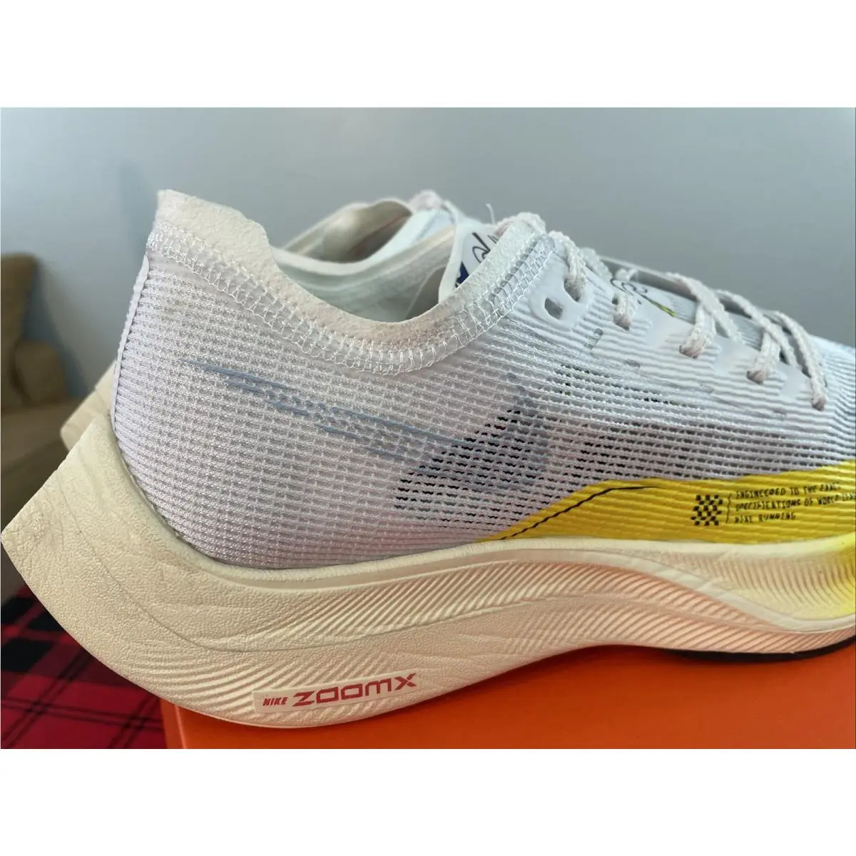 Nike shoes - Nike ZoomX Vaporfly Next - ZoomX Vaporfly Next - DM9056-100 - White/Psychic Blue 5