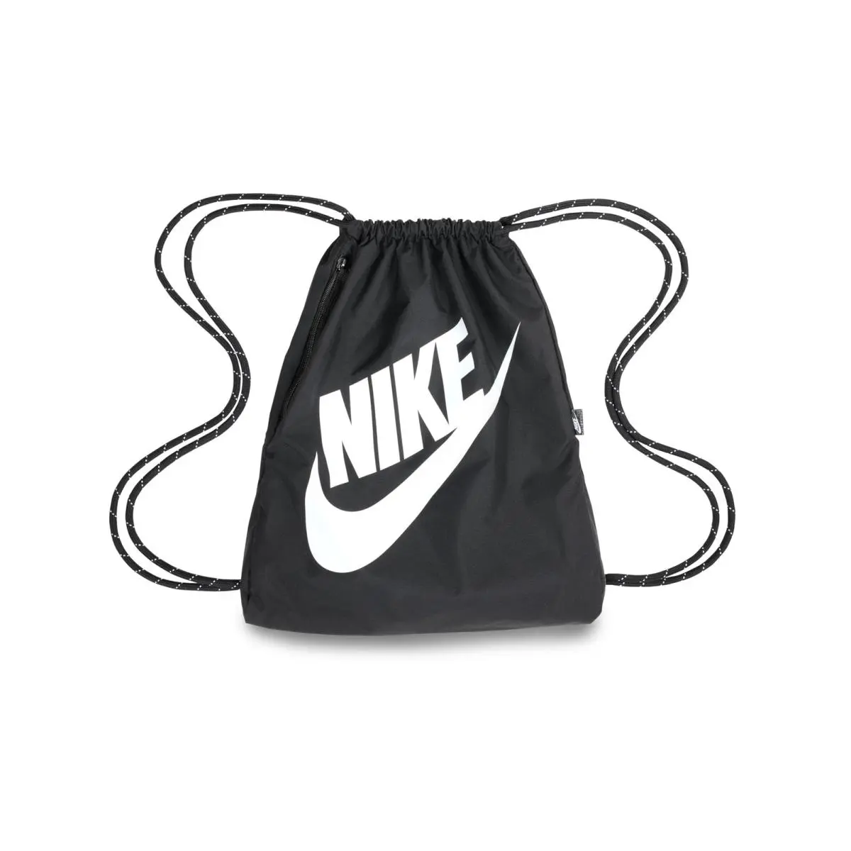 Unisex Heritage Drawstring Bag 13L Black/black/white Misc by Nike
