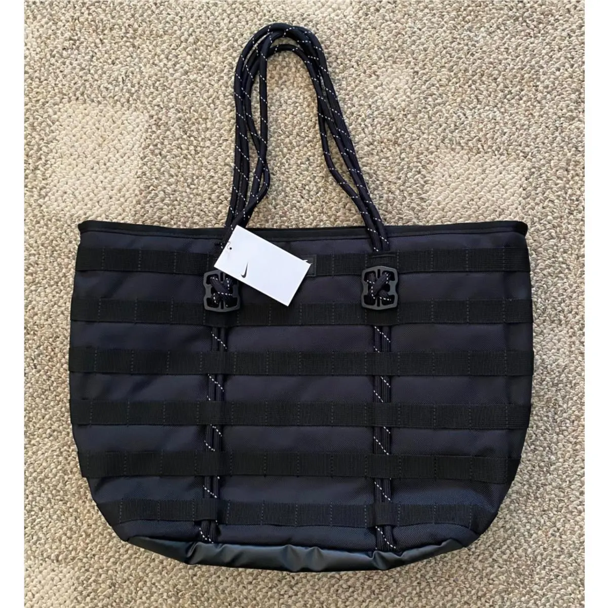 Sportswear Rpm Tote Bag FJ0439-010 Black Approx. 13 H x 19 W x 8 D by Nike