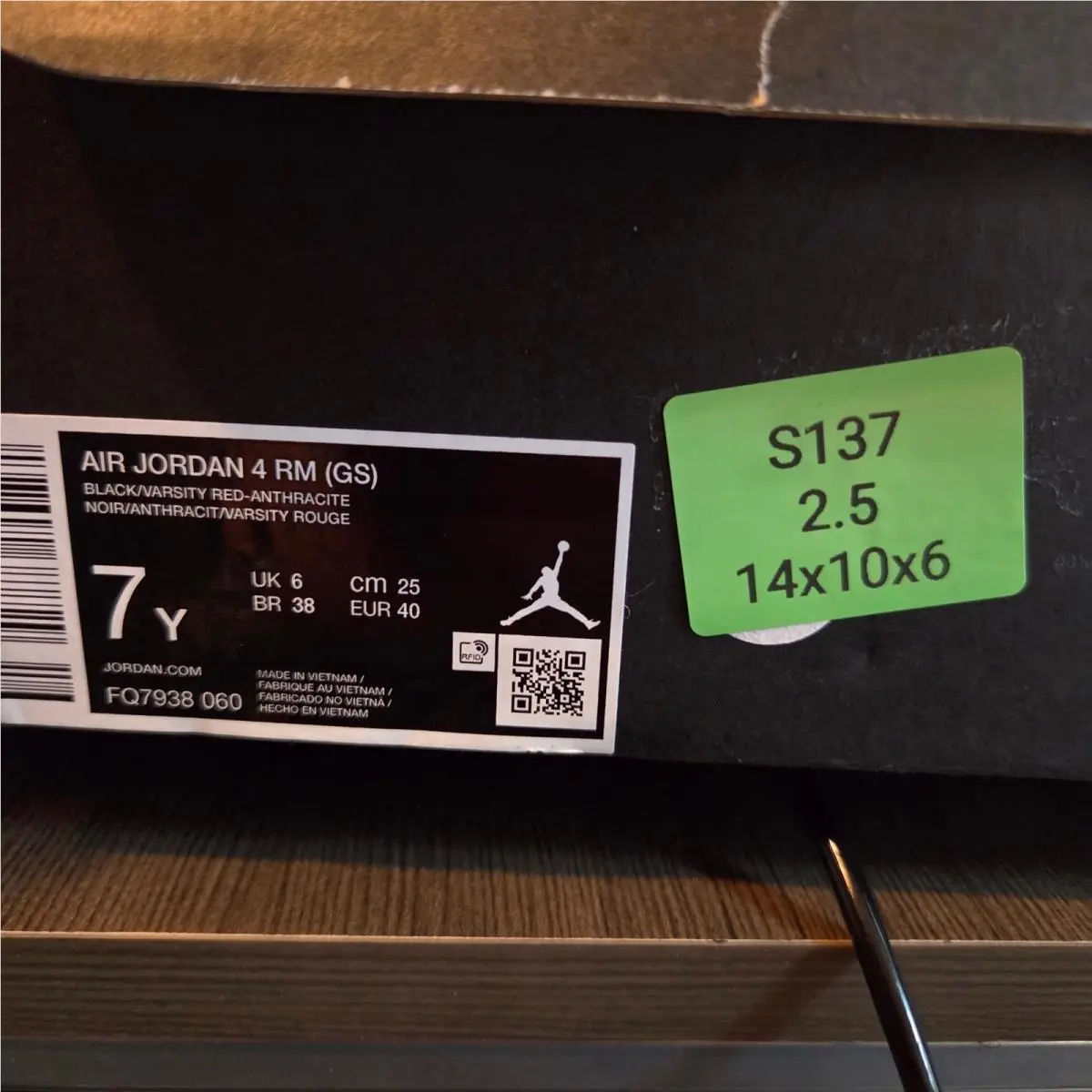 Nike shoes - Air Jordan 4 RM (GS) - Black 7