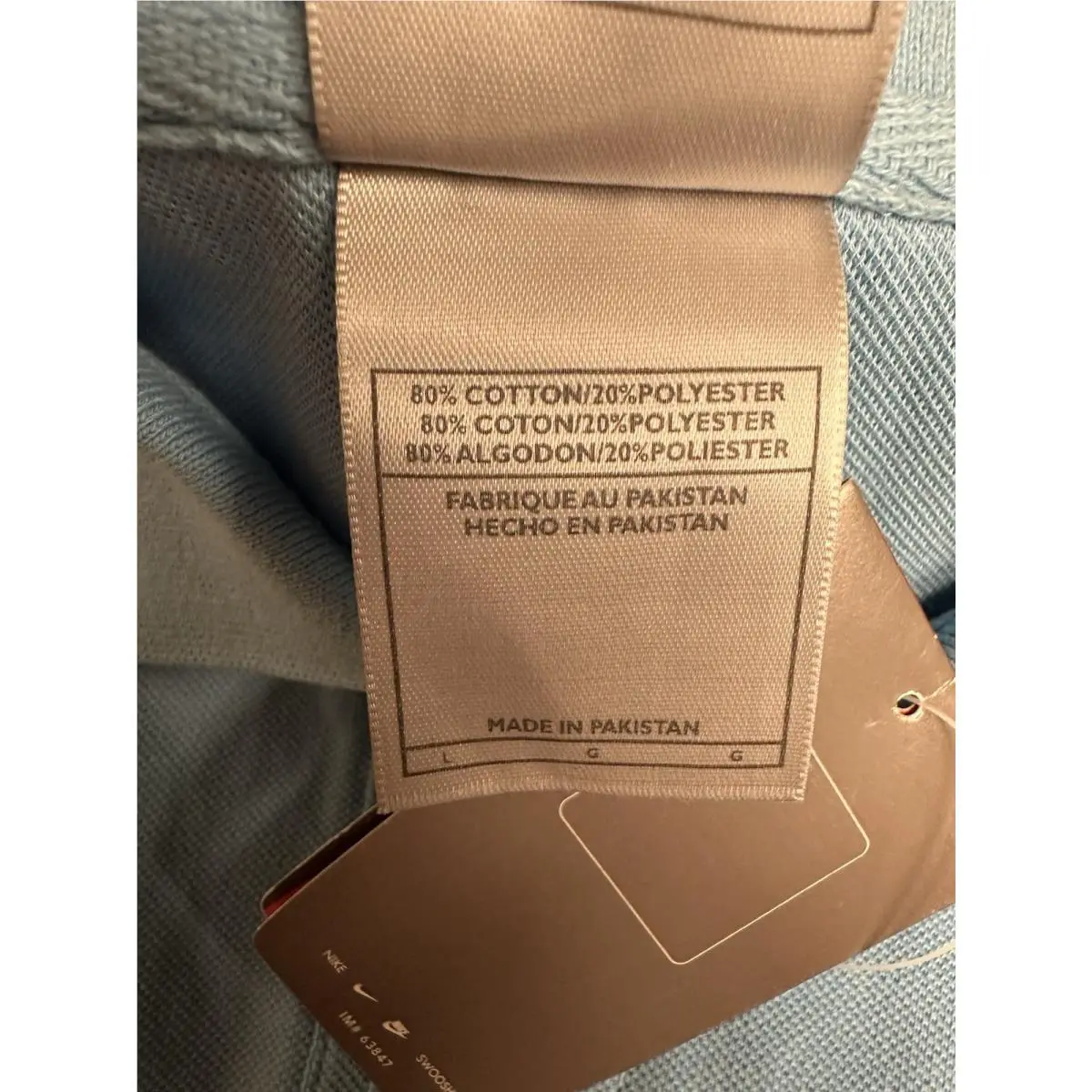 Nike clothing - Nike Gray Tag Polo - Gray Tag Polo - Blue 1