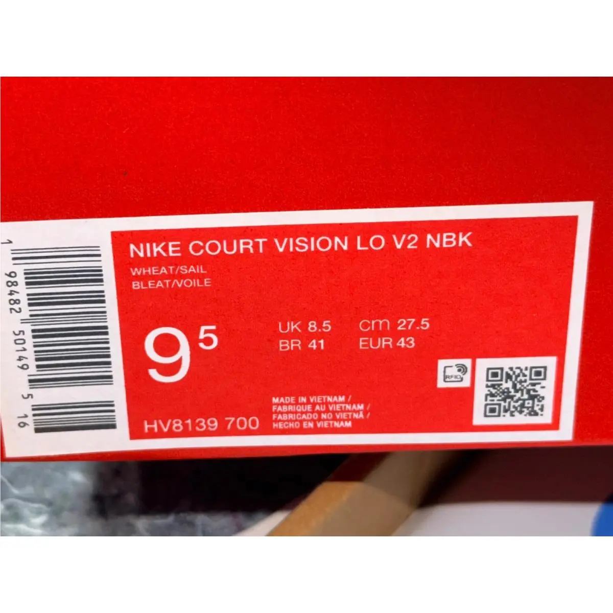 Nike shoes - Nike Court Vision Low V2 NBK - Brown 5