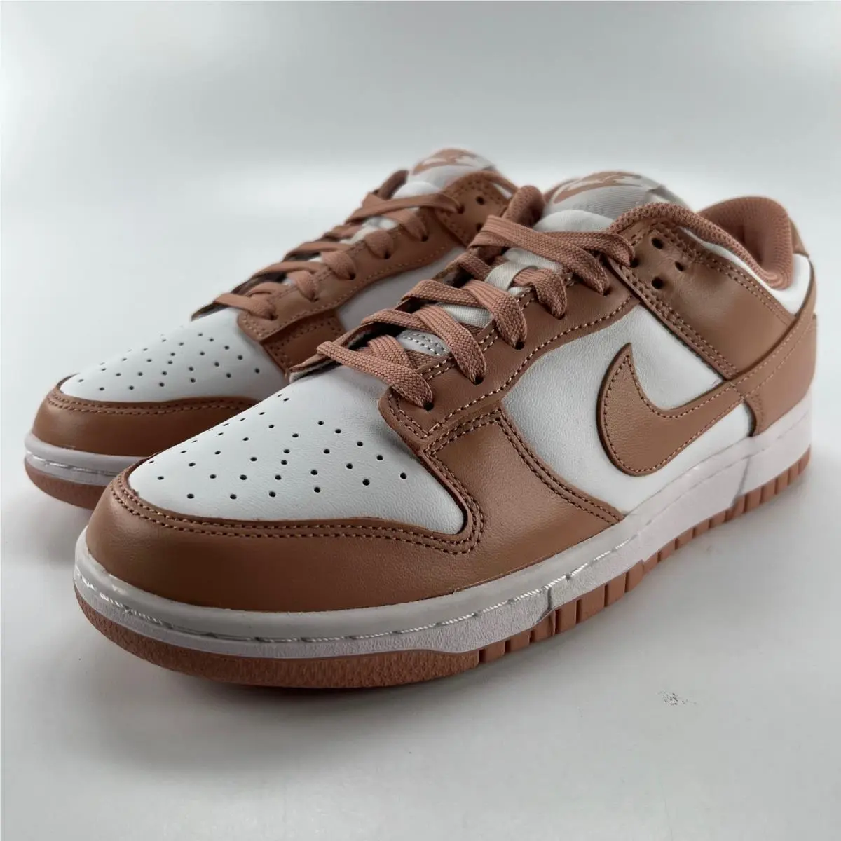 Dunk Low Rose Whisper Womens Sneakers DD1503-118 White Rose Whisper Size 9W by Nike
