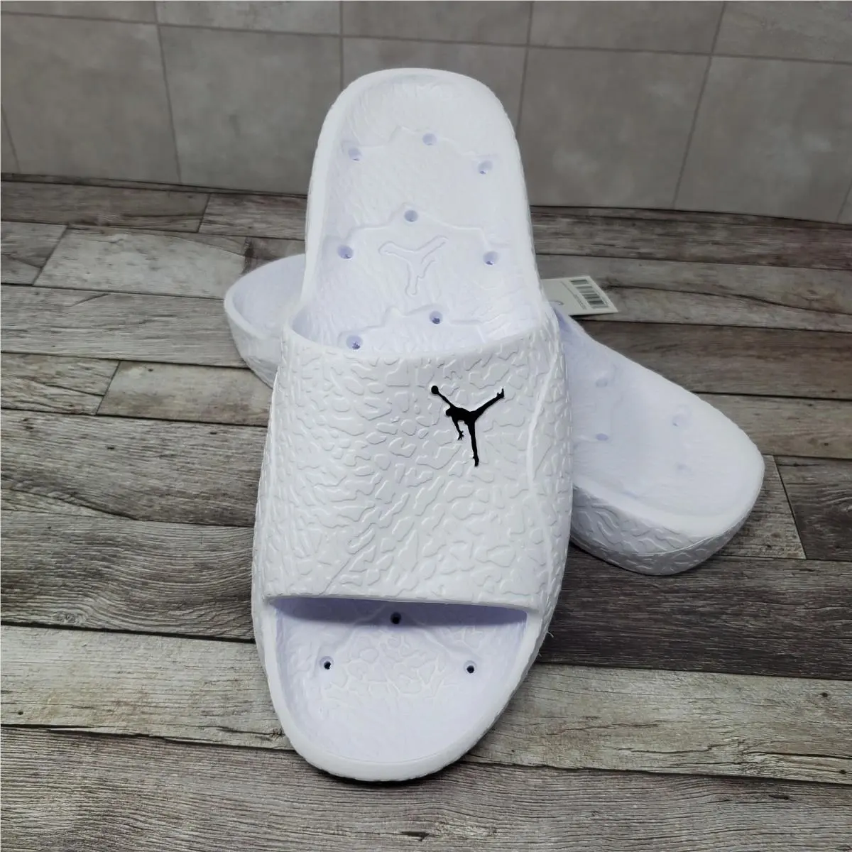 Jordan Franchise Slide SH White Black HQ2163-100 Men`s Size 13 by Nike
